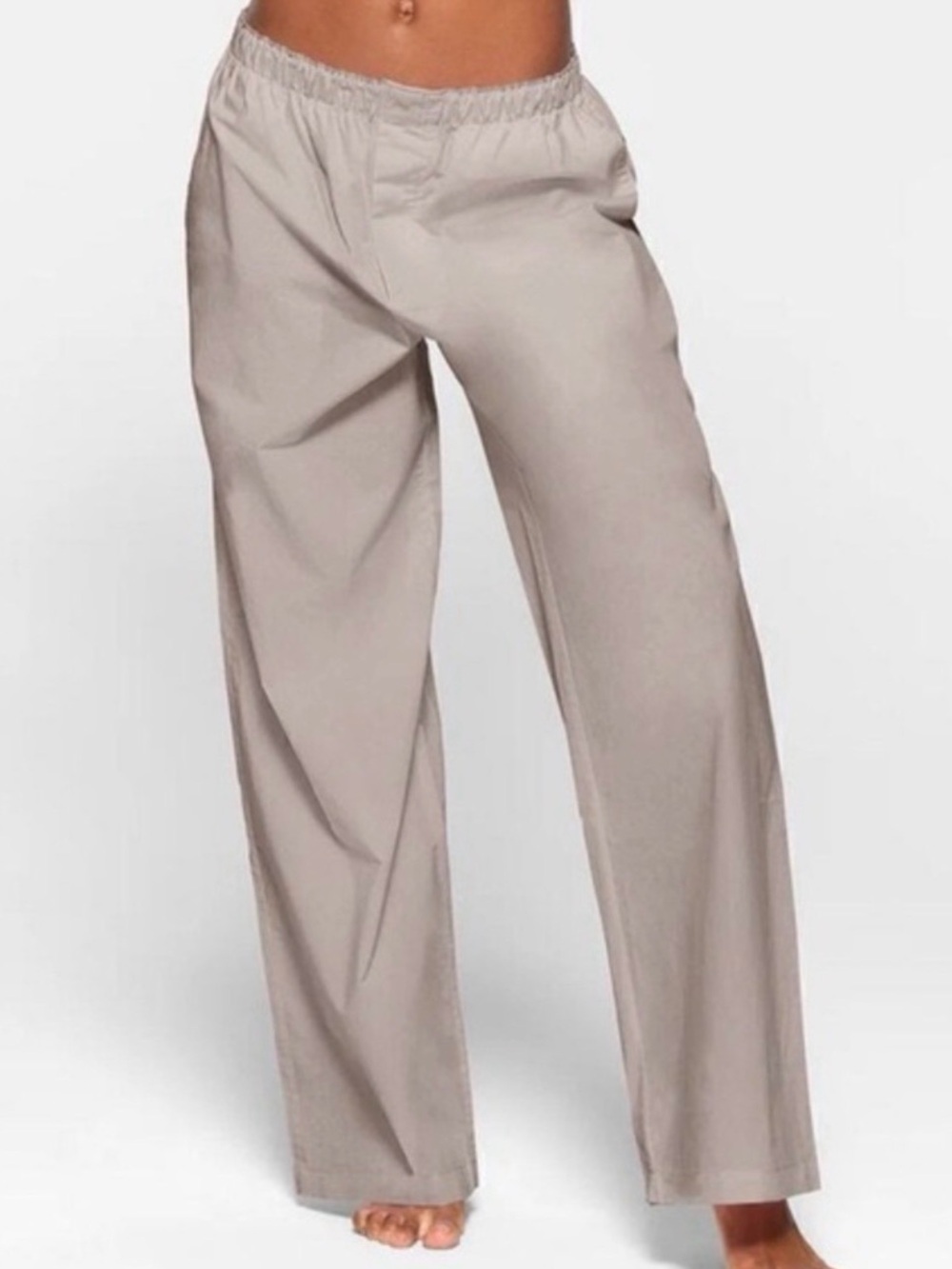 SKIMS Unisex Poplin Cotton PJ sleepwear Pants XL NWT